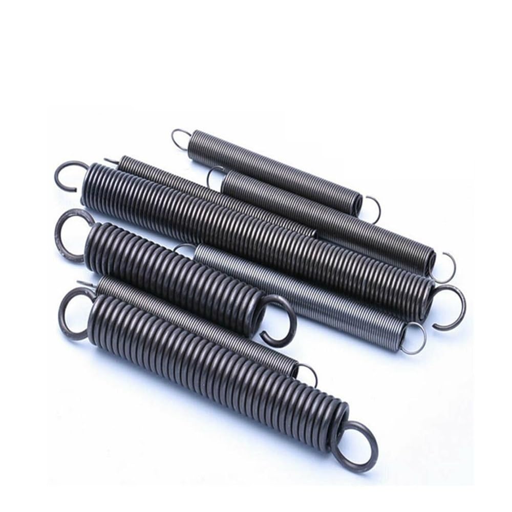 2x Edelstahl Zugfedern 1000mm - Spiralfedern 3mm Außendurchmesser
