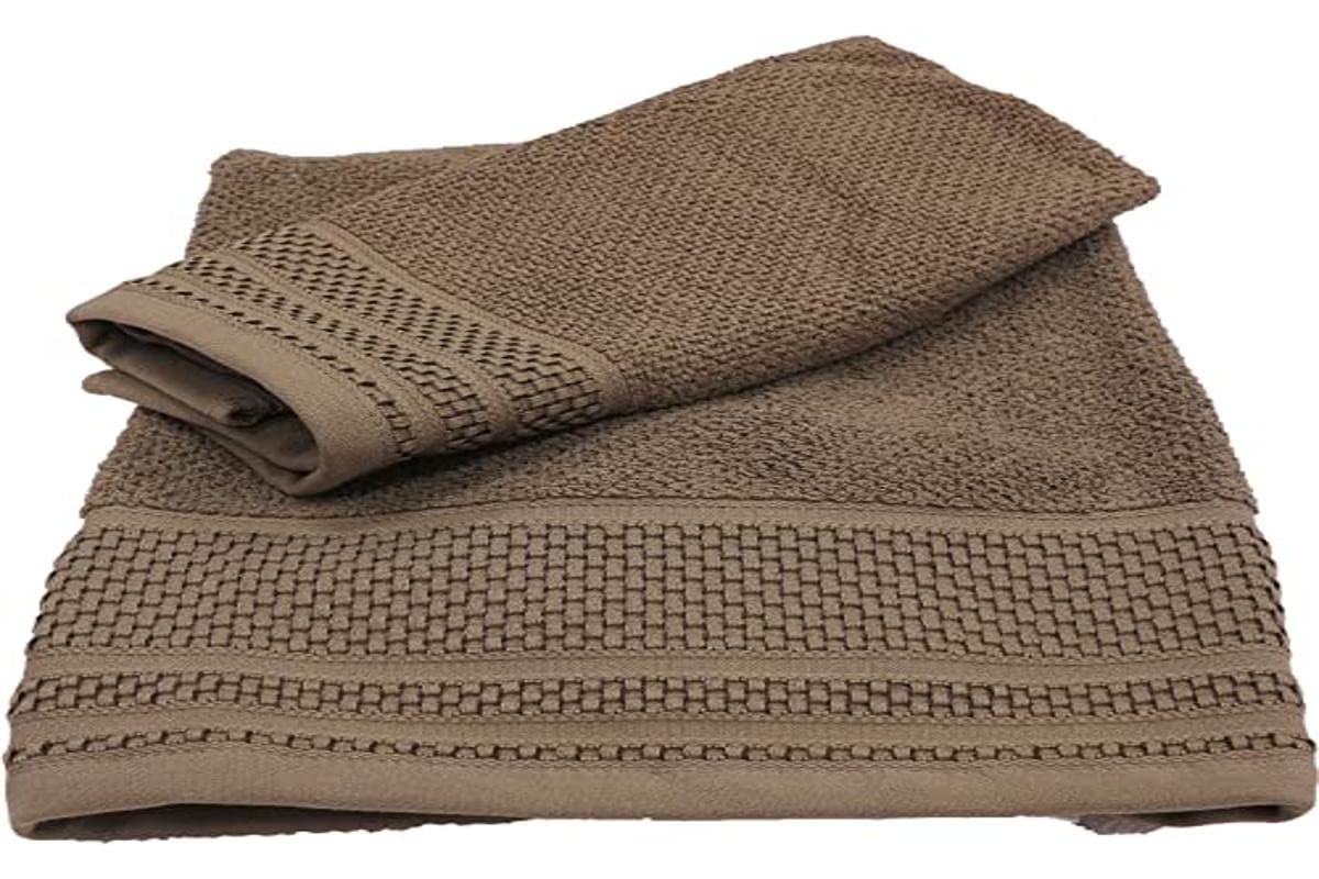 Caleffi 58837 – Pair 1 + 1 GIM Terry Towelling 100% Cotton with Edge Dyed 500 g/m²