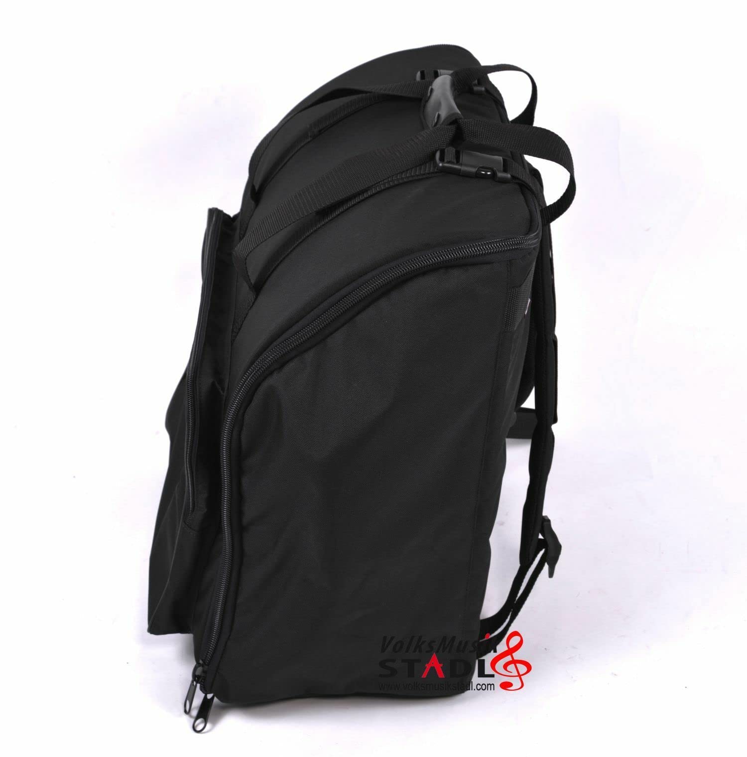 Akkordeon Tasche Rucksack Deluxe-PRO für 72 Bässe, Schwarz