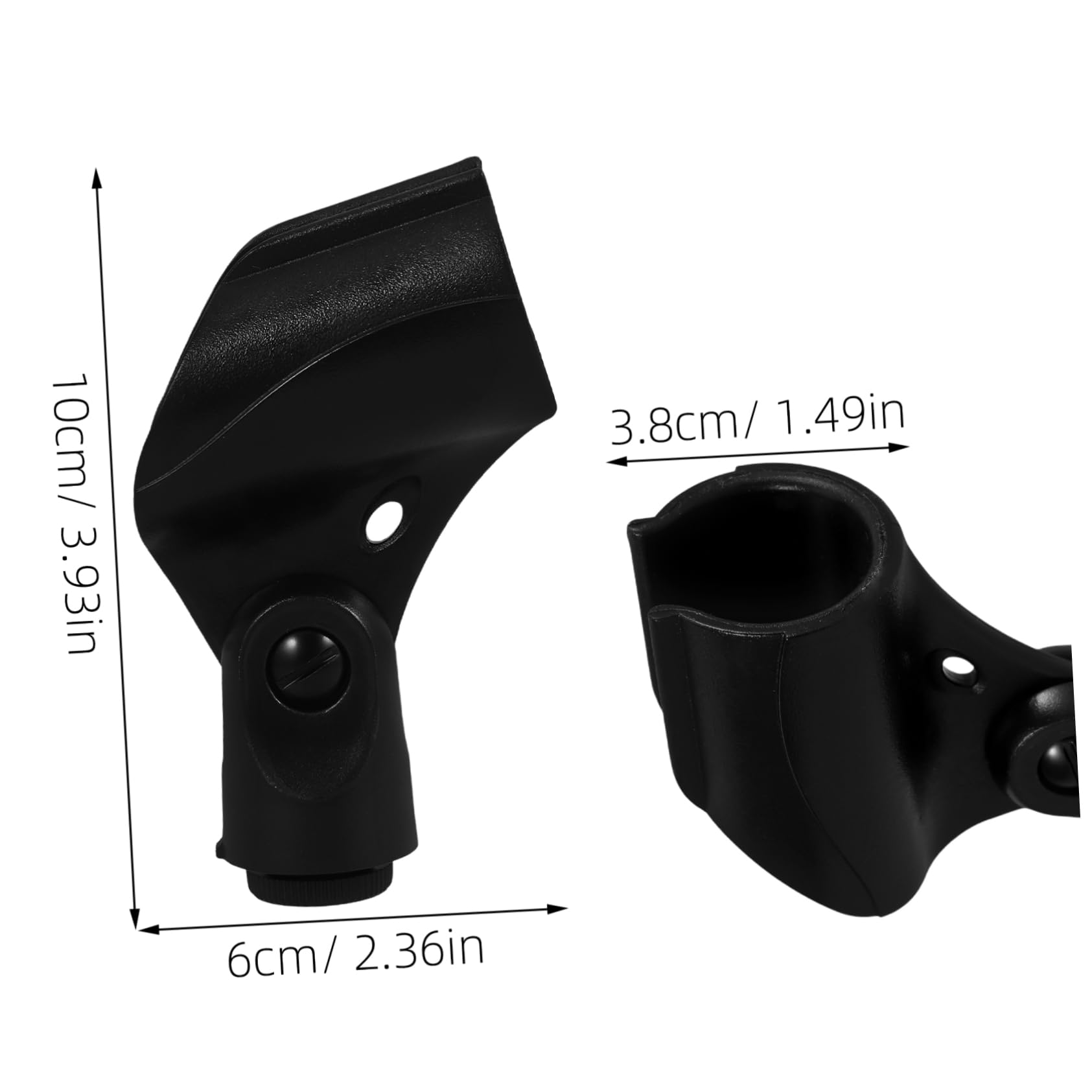 Generic Shaped Mic Holder Clamp for Wired Microphones Durable and Reusable Microphone Clip for Ktv Concerts Stage Performances Secure Grip Accessories