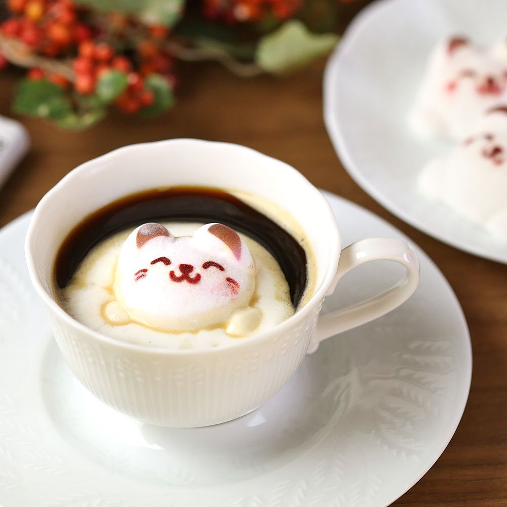 Amazon.co.jp: Latte ラテ マシュマロ ラテマル 3個 ケース入り 個包装 