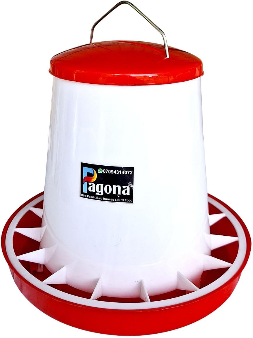 Pagona 2KG Ground Bird Feeder or Hanging Feeder Suitable for Quail & Poultry Chick, Pigeon and Other Birds. (1)
