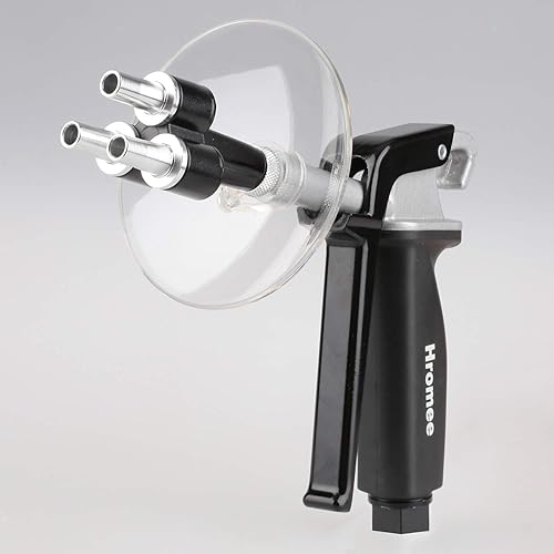 Miniatura 5 de Hromee Kit de pistola de soplado de aire de alto flujo de 12 piezas con boquillas Xtreme seguras y silenciosas, punta de goma, extensión de 6/12