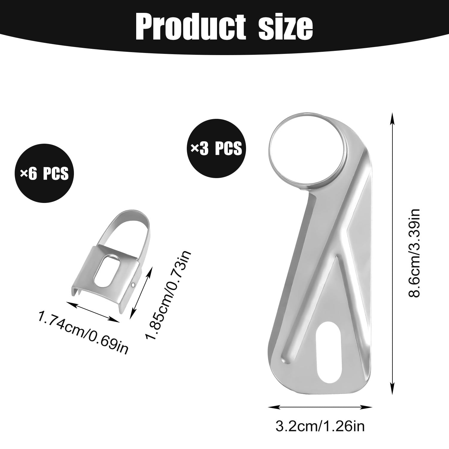 3 Lame Ricambio Per Pelapatate - Acciaio Inox Per Doppio E Singolo