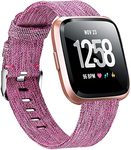 Classicase �R���p�`�u�� Fitbit Versa 2 (�t�B�b�g�r�b�g ���@�[�T 2) / Versa/Versa Lite ���v�o���h, �D��L�����o�X���n�z���W���[�X�g���b�v�R�l�N�^�t���ƌ݊��������� (Pattern 5)