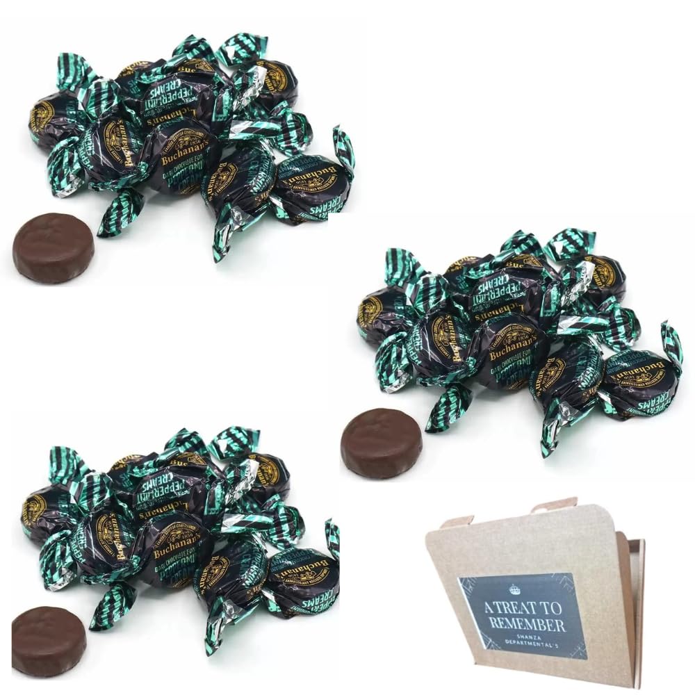 Buchanan's Chocolate Peppermint Creams Bag 500g, 1 Kg, 1.5Kg (1.5kg, Peppermint Creams)