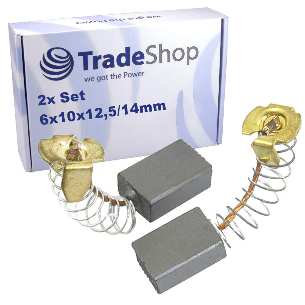 2 Spazzole Di Carbone Di Ricambio Per Motori Elettrici Motore Elettrico Smerigliatrice Angolare Parte Accessori Per Utensili Elettrici 20x6x5mm - Foto 2
