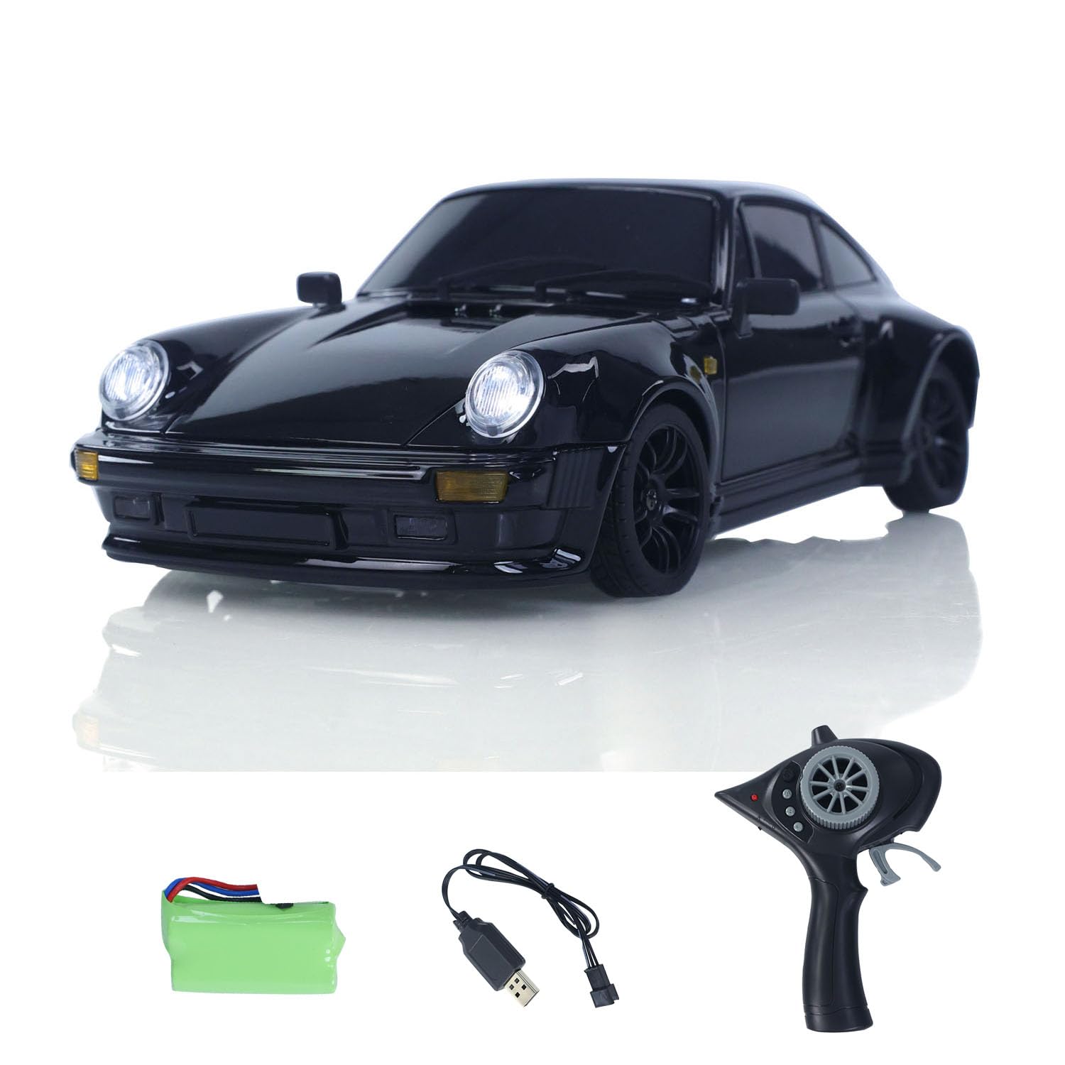 1/18 RC Drift Car LDRC A98 Telecomando Veicoli Da Corsa Simulazione 911 Led Luce Metallo Shell RTR Batteria 9G Servo Carica USB Modello Hobby Grade per Adulto Hobby Grade Modello