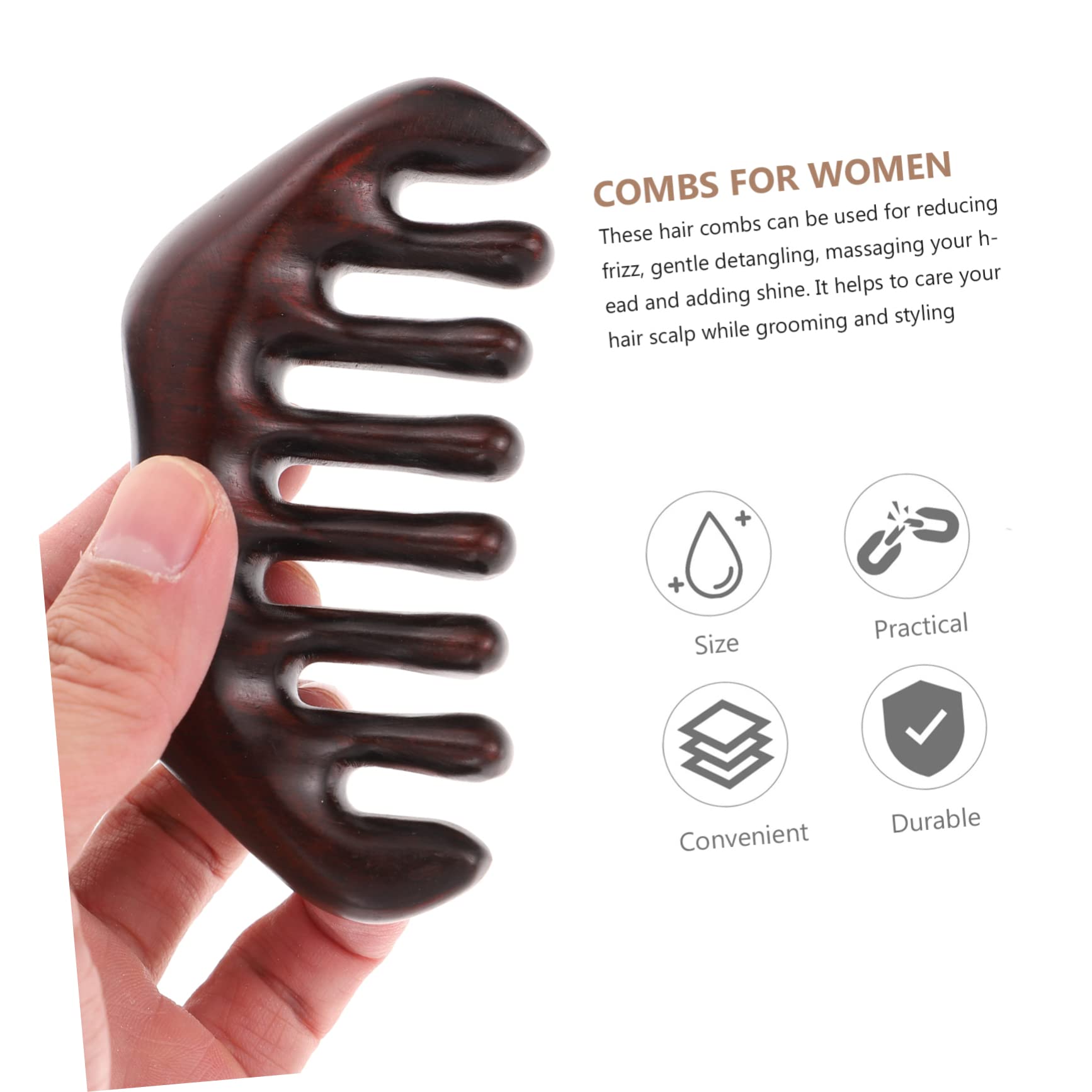 Beavorty Set Di 2 Spazzole Per Spazzola Per Cuoio Capelluto Spazzola Da Viaggio Pettine A Denti Larghi Per Ricci Pettine Guasha Per La Del Cuoio Capelluto 2 Pezzi*2
