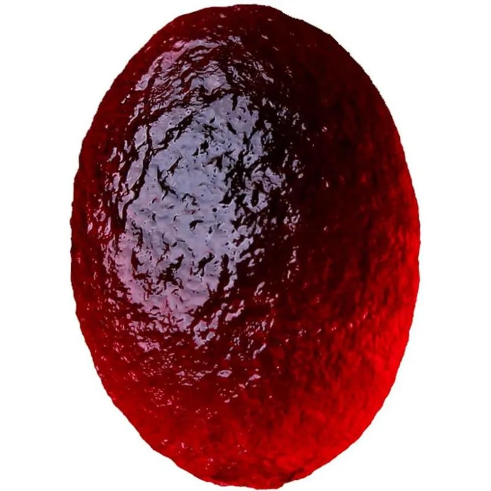 Moldavite de République Tchèque : cadeau prestigieux en pierre brute de météorite unique
