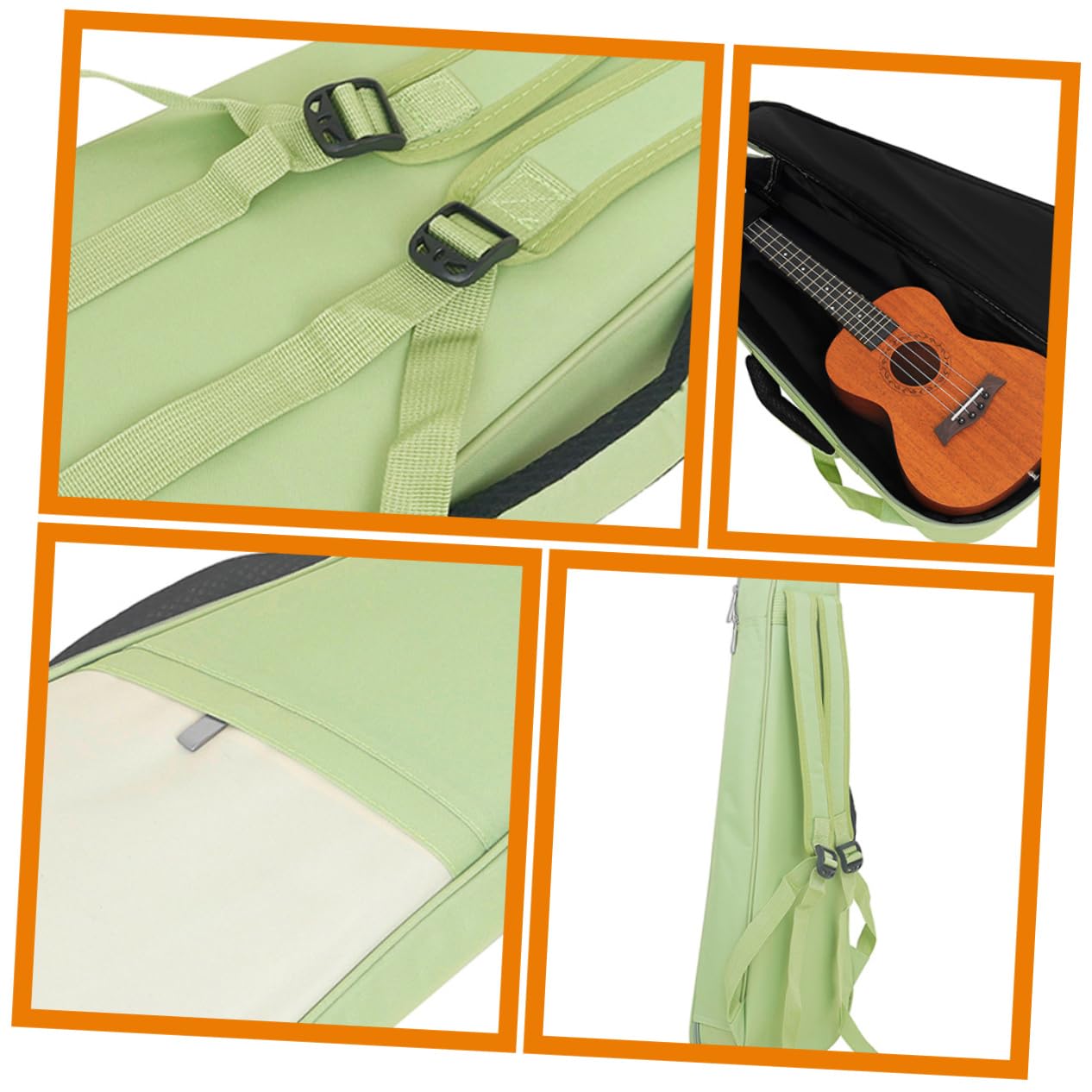 TOYANDONA Tasche Für Ukulele Tragetasche Aus Passend Für -ukulelen Robust Und Reißfest Für Auftritte Proben Und Reisen