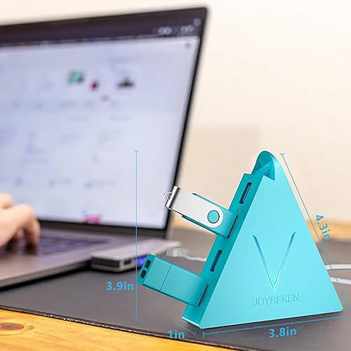 Miniatura 6 de Hub USB 3.0, torre de concentrador USB de 4 puertos, divisor USB de cable de 2 pies para laptop, PC, Xbox One, PS4, PS5, iMac, Surface Pro, XPS