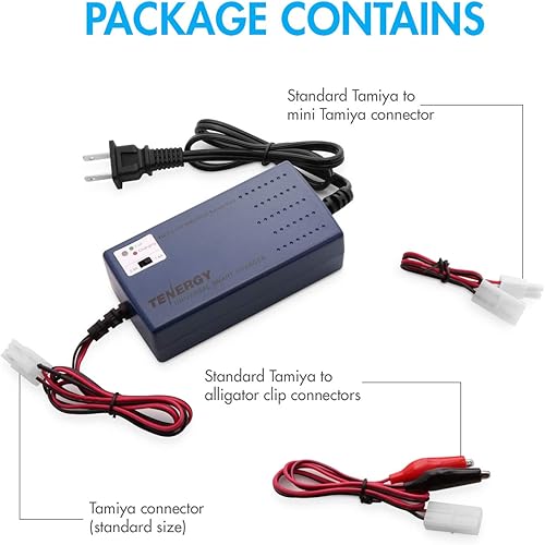 Miniatura 3 de Tenergy Cargador universal inteligente para batería de NiMH  NiCd 7.2V - 12V con corriente de carga y sensor de temperaturaselección