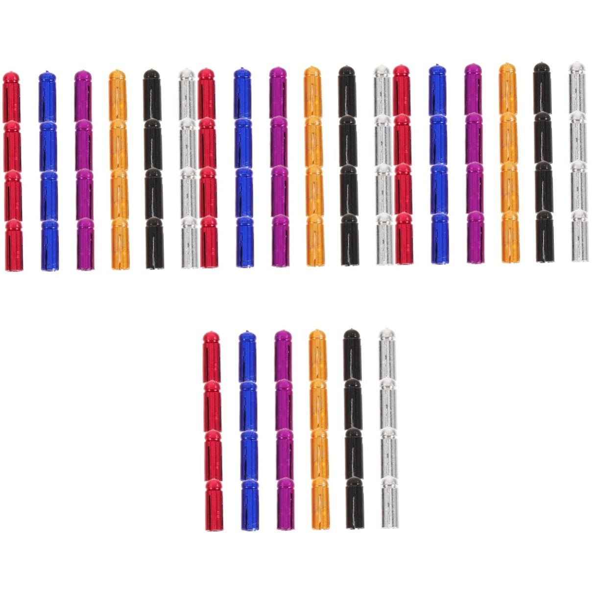 POPETPOP 4sets Professional Supplies Flight Wing Protectors Aluminum Flights Sleeves Boards Accessories Correctors 24pcs*4