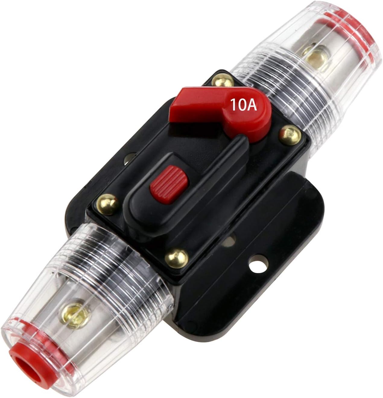 Buy JIAKUPA 12V24V DC 10A Fuse Holder Fuse Inverter with Manual Reset