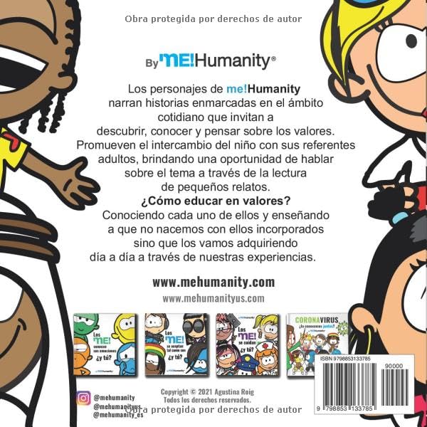 Vista 2 de Los me! descubren sus valores y tú - Un libro sobre LOS VALORES, y como se incorporan. Amistad, honestidad, empatía, generosidad y muchos más. LA