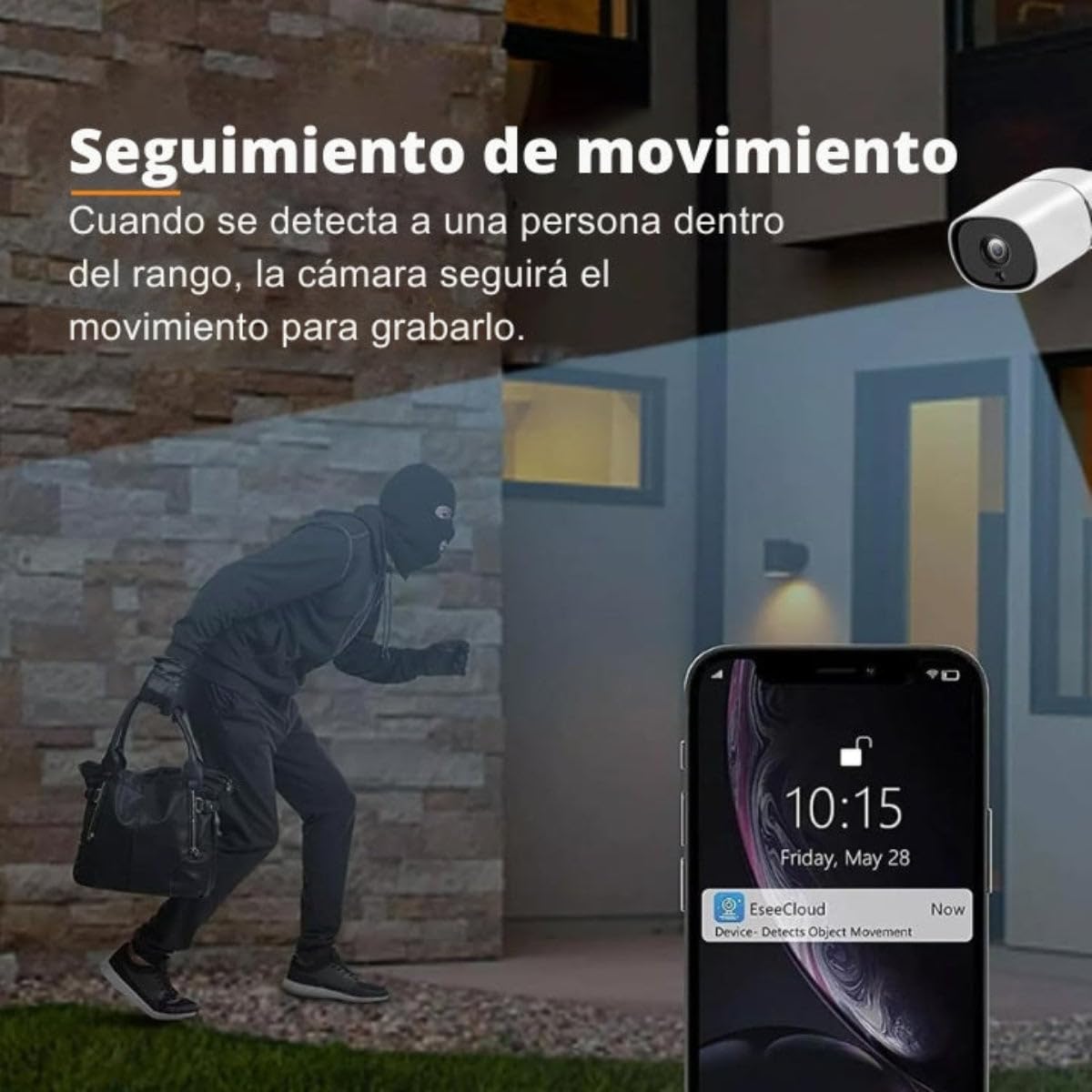 Kit de surveillance IVG-G4 x4, caméras de sécurité 4MP avec fonctions intelligentes, vision nocturne, détection de visages, H.265+, stockage local et à distance, Wi-Fi et Ethernet, résistant aux