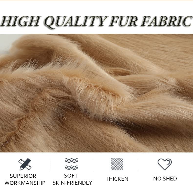 Fausse Fourrure Bandes Prédécoupées En Tissu 5 X 180 Cm Fausse