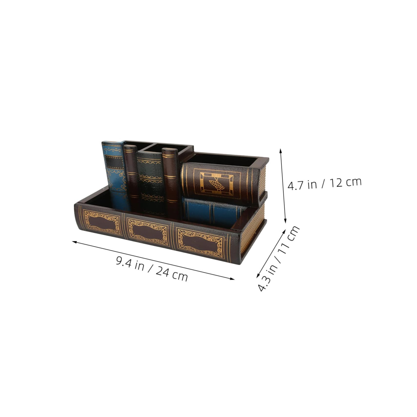 Homoyoyo Vintage Buch Stifthalter im Buchdesign 2 Stück-pack