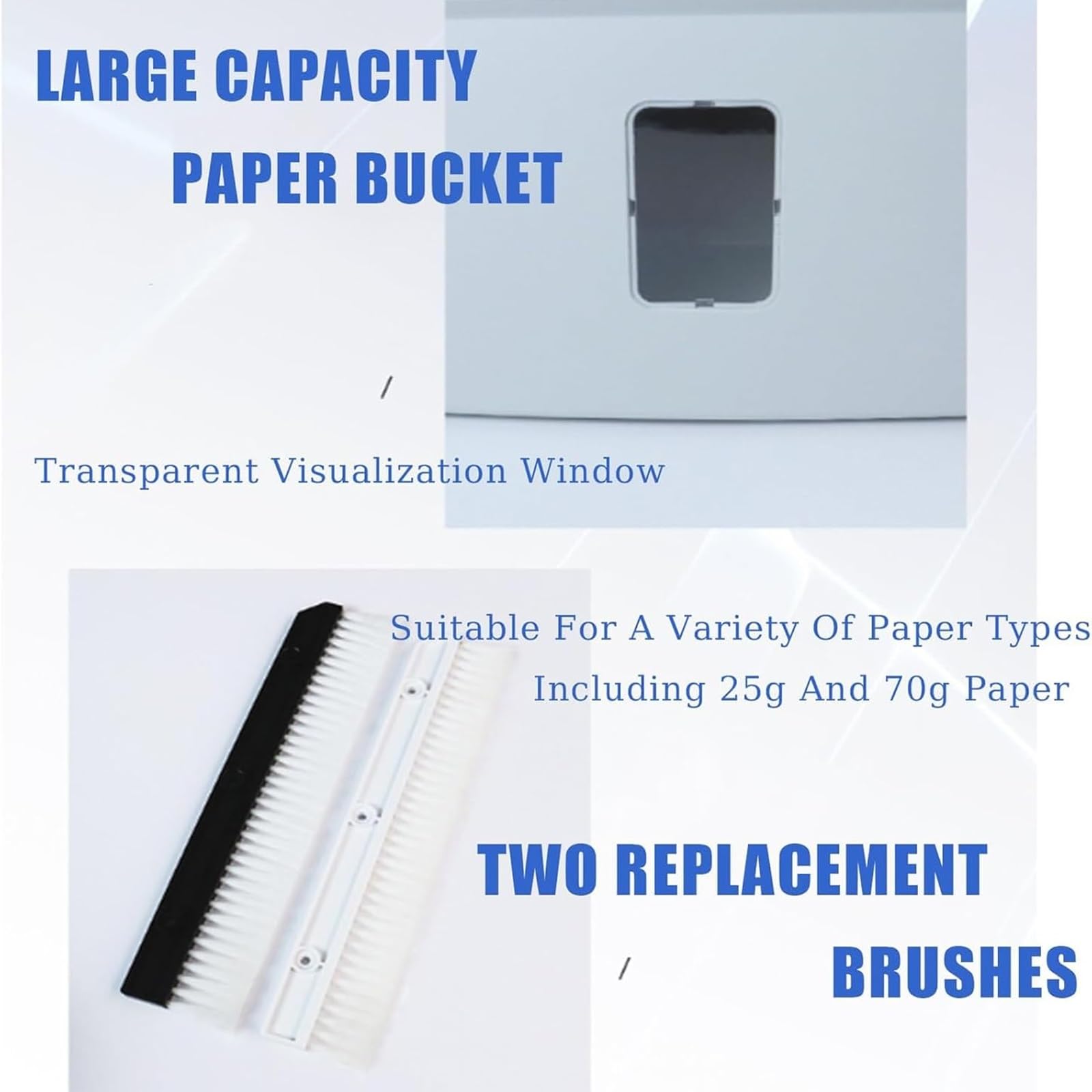 Destructora De Papel 100% Autom. Con Motor De Cobre Puro Antiatascos