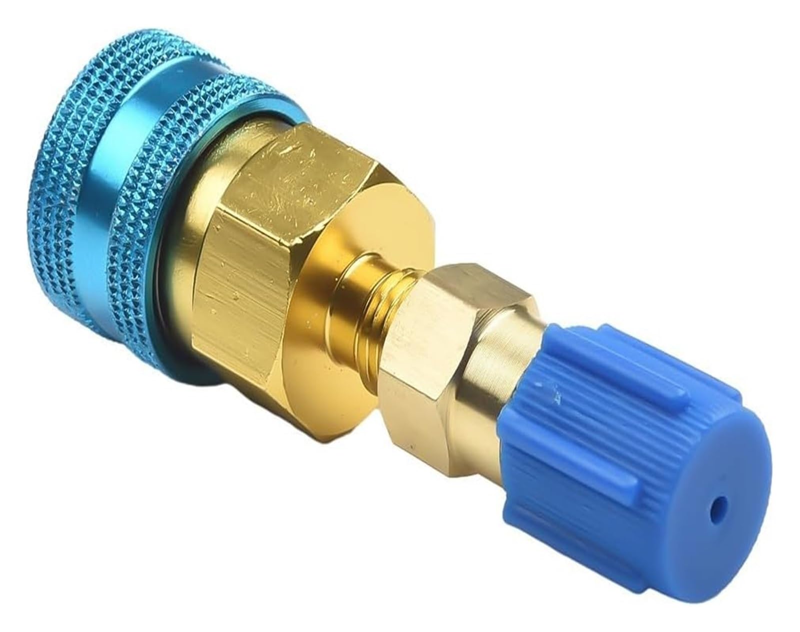 Adapter szybkozłącza do klimatyzacji samochodowej, 2 szt. szybkozłączki R134A do R1234YF, szybkozłączka boczna górna/dolna do ładowania klimatyzacji samochodowej AC