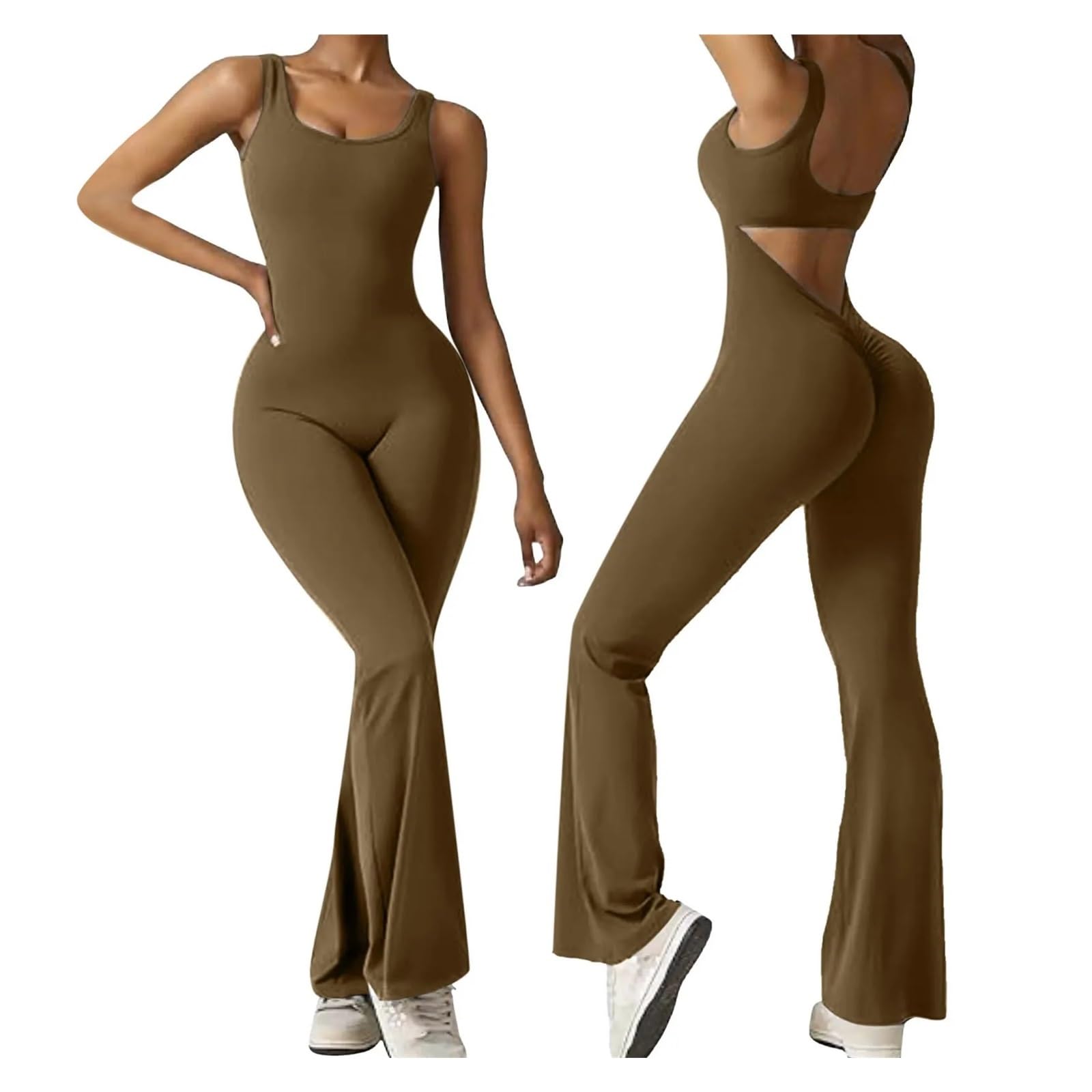 Body de Manga Larga for Mujer, Ajustado, Sexy, con Cuello Halter, Informal, for Yoga, Deportivo, de Talla Grande, de una Pieza, Largo Completo, Elegante, Mono