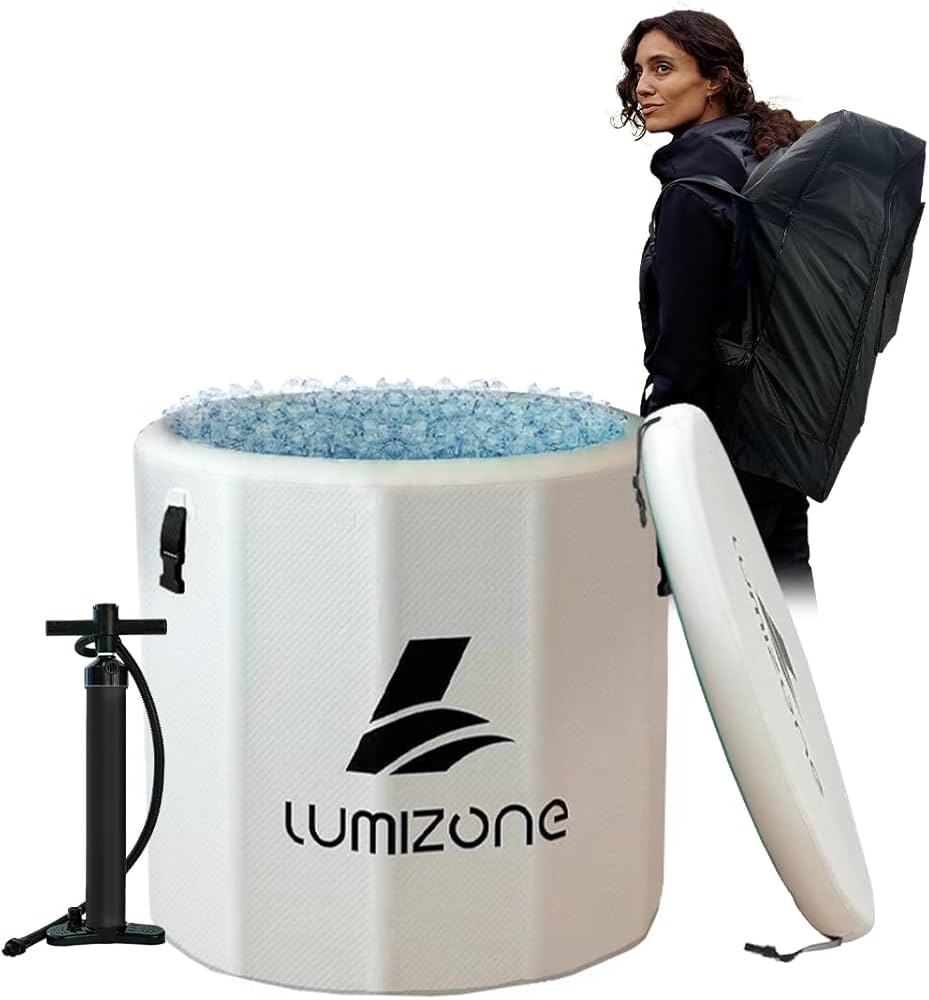 Amazon.co.jp: RAKU アイスバス ポータブル浴槽 膨張式 折りたたみ 450