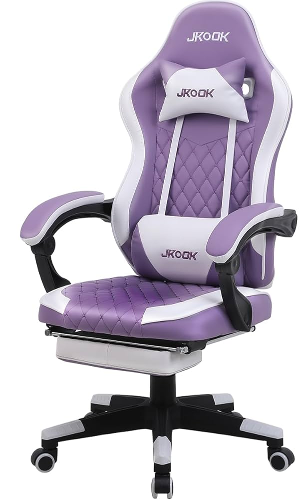 Amazon.co.jp: JKOOK ゲーミングチェア オットマン付き 多機能