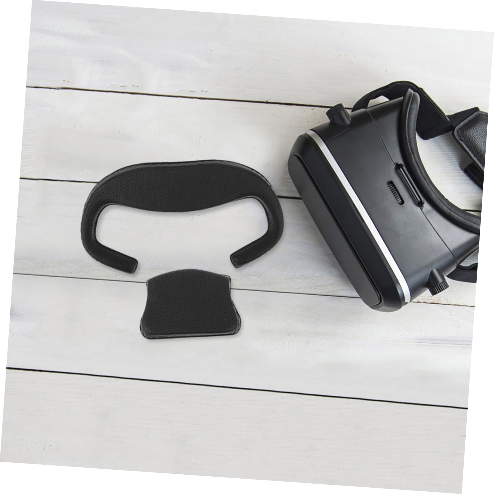 Gadpiparty 4juegos Cojín Facial VR Sweatproof y Almohadilla Cerebelo Compatible Crystal Diseño Ergonómico Aislamiento De Luz Accesorios para Auriculares VR