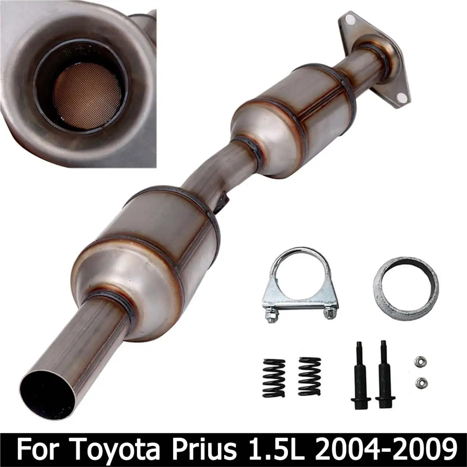 Catalizador Convertidor catalítico compatible con Toyota Prius 1.5L 2004 2005 2006 2007 2008 2009 catalizador gases escape