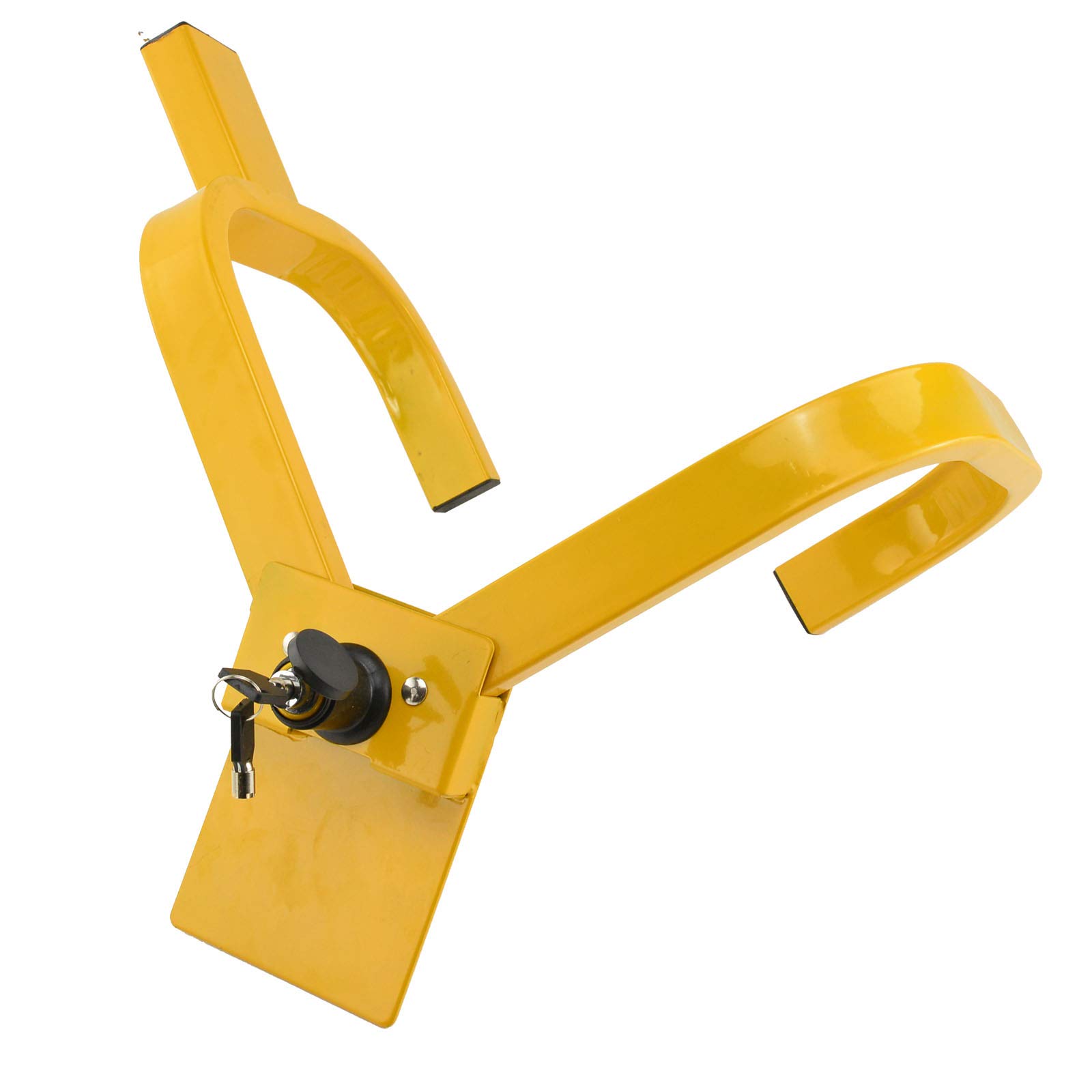 KingSaid Wheel Clamp Wheel Lock Trailer Lock Extendable Heavy Duty 13" 15" Steel Car Van