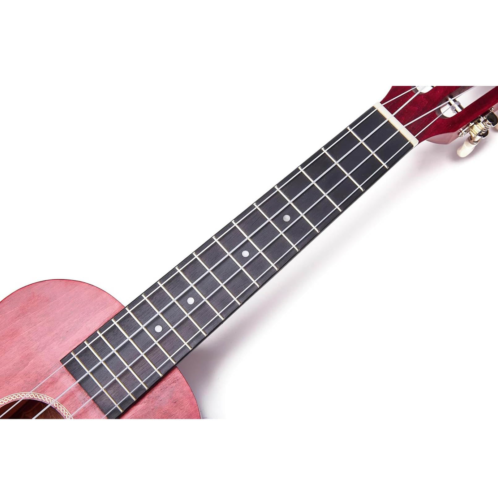 Mahalo Island Series - Ukulele da concerto con borsa, colore: Berry Crush