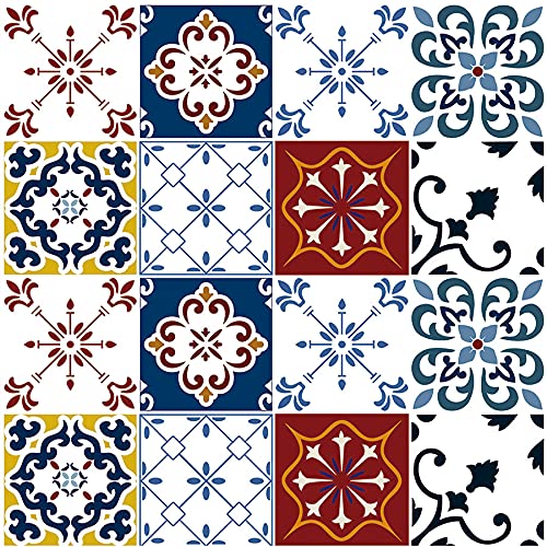 Papel de Parede Adesivo Autocolante Decoração Azulejo Portugues Cozinha 3 Metros