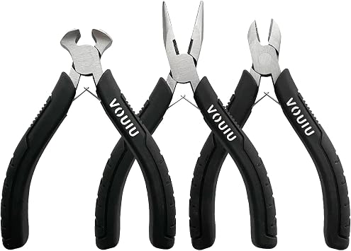 VOUIU 3-Piece Mini Pliers Set
