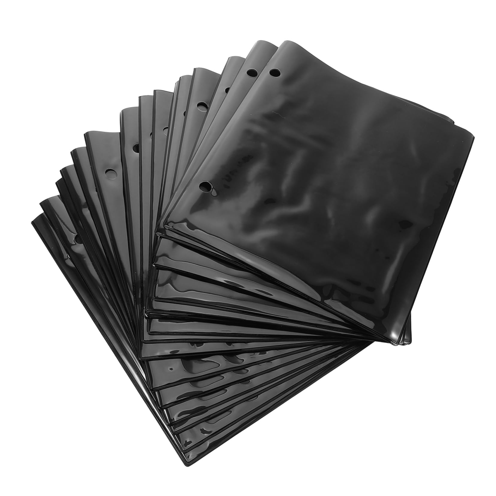 BESPORTBLE 20 Pcs PVC Flip Folder Pages for Flute Sheet Music Double Sided Design for Organizing Marching Band Music Files and Versatile Instrument Use