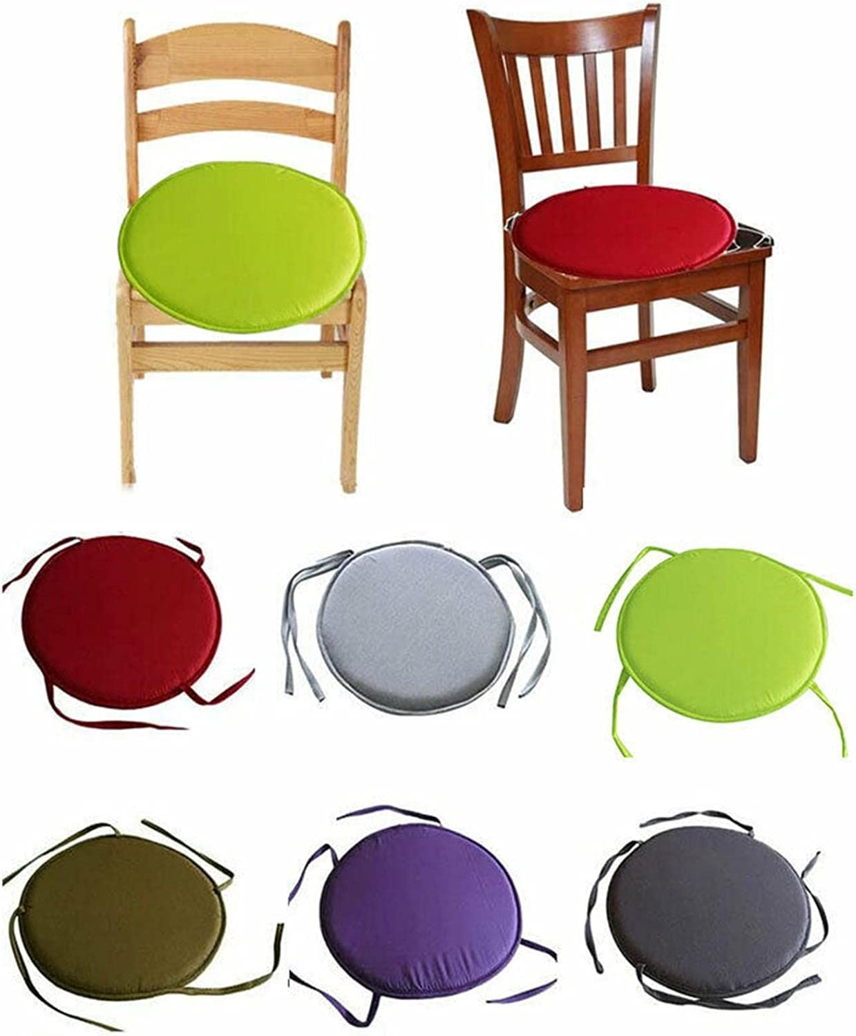 Amazon.co.jp: 屋内屋外用椅子レッドクッション4個セット、シート