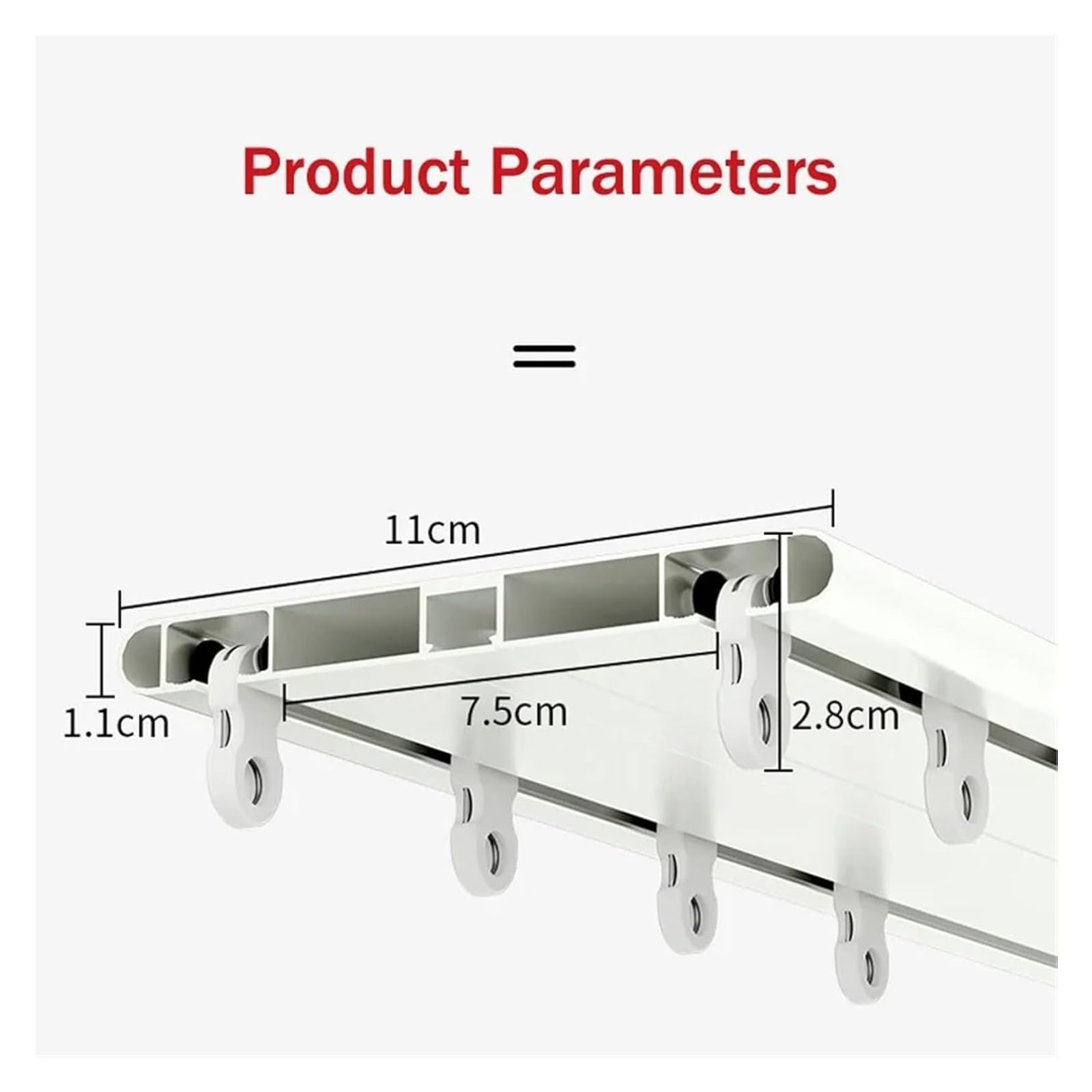 Carrelli per Tende, Guide for Tende Pulegge Metallo Plastica Multicolor Due Ruote Quattro Ruote 30 pz(White Four Wheels)