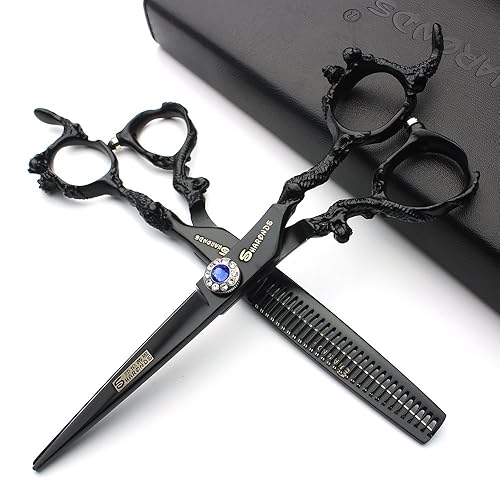 Peluquero profesional 6 pulgadas de gama alta JP 440C tijeras de peluquería conjunto de herramientas de peinado tijeras de pelo conjunto (conjunto