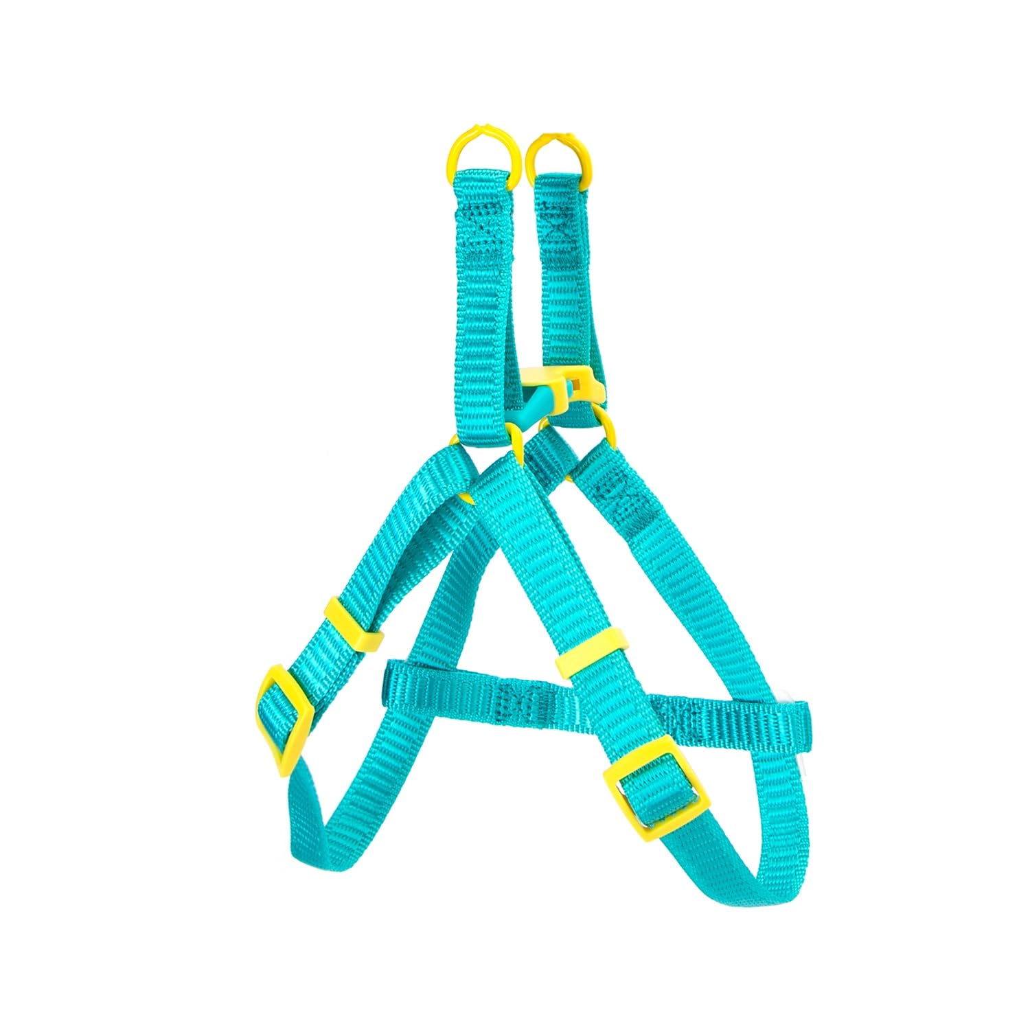 Patapalooza Multi-coloured Nylon Harness, Pack of 4, Resistant and Adjustable, Ideal for Training and Pet Walks - Image 3