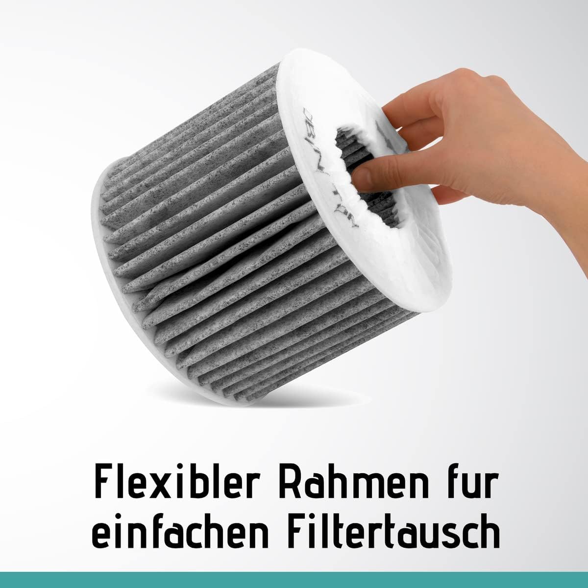 WINDKRAFT Aktivkohlefilter (2 Filter) für PUAKF BORA PURE oder PURU Dunstabzugshauben - 2er Pack