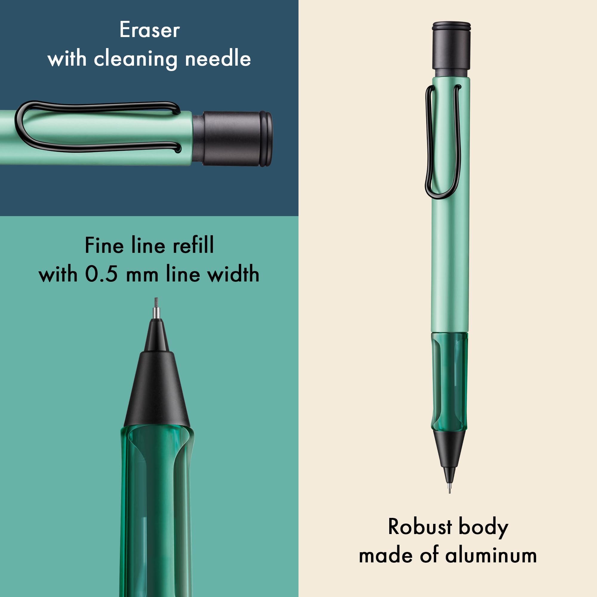 Amazon.co.jp: LAMY AL-star mint - 透明で人間工学に基づいたグリップ
