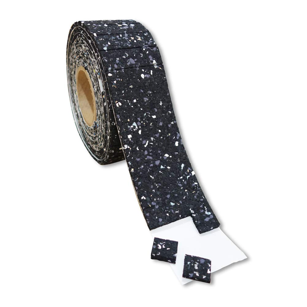 Frank Lowe Neo-rebond Adhesive-Backed Surface Protection Pads for Protecting Glass, Metal, Mirrors, and Glazing Products 1/8 x 3/4 x 3/4, Roll (1000 PC)