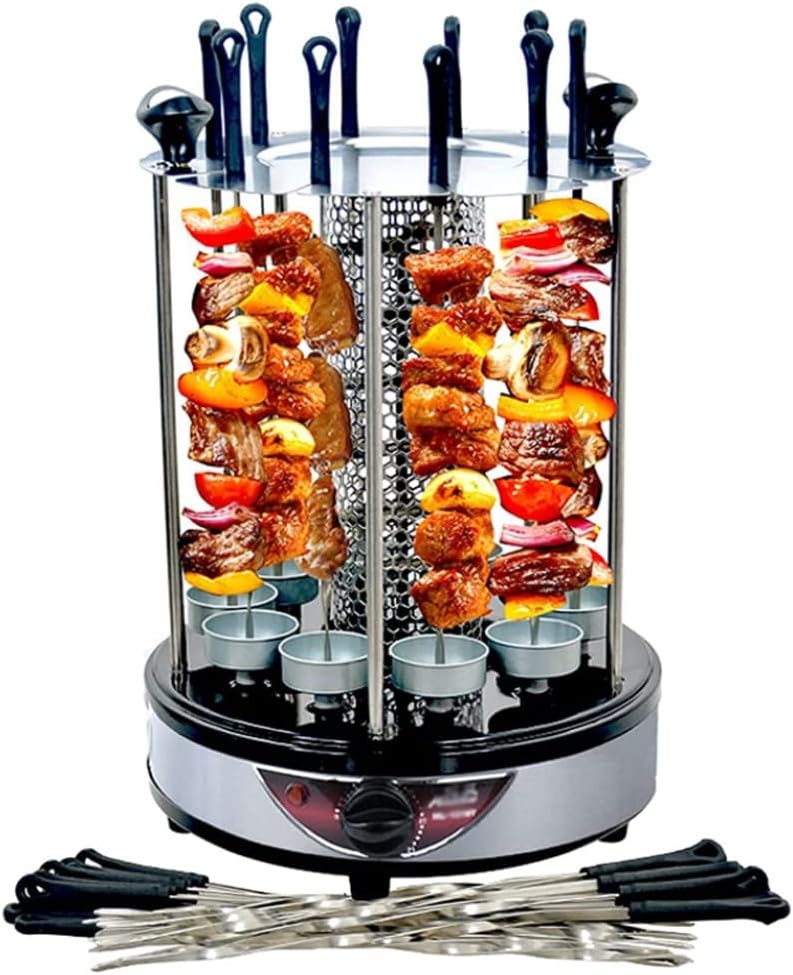 Roasters Automatic Rotary Electric Grills BBQ Skewers Machine Non-Stick BBQ Grill For Home Party Camping 1350W