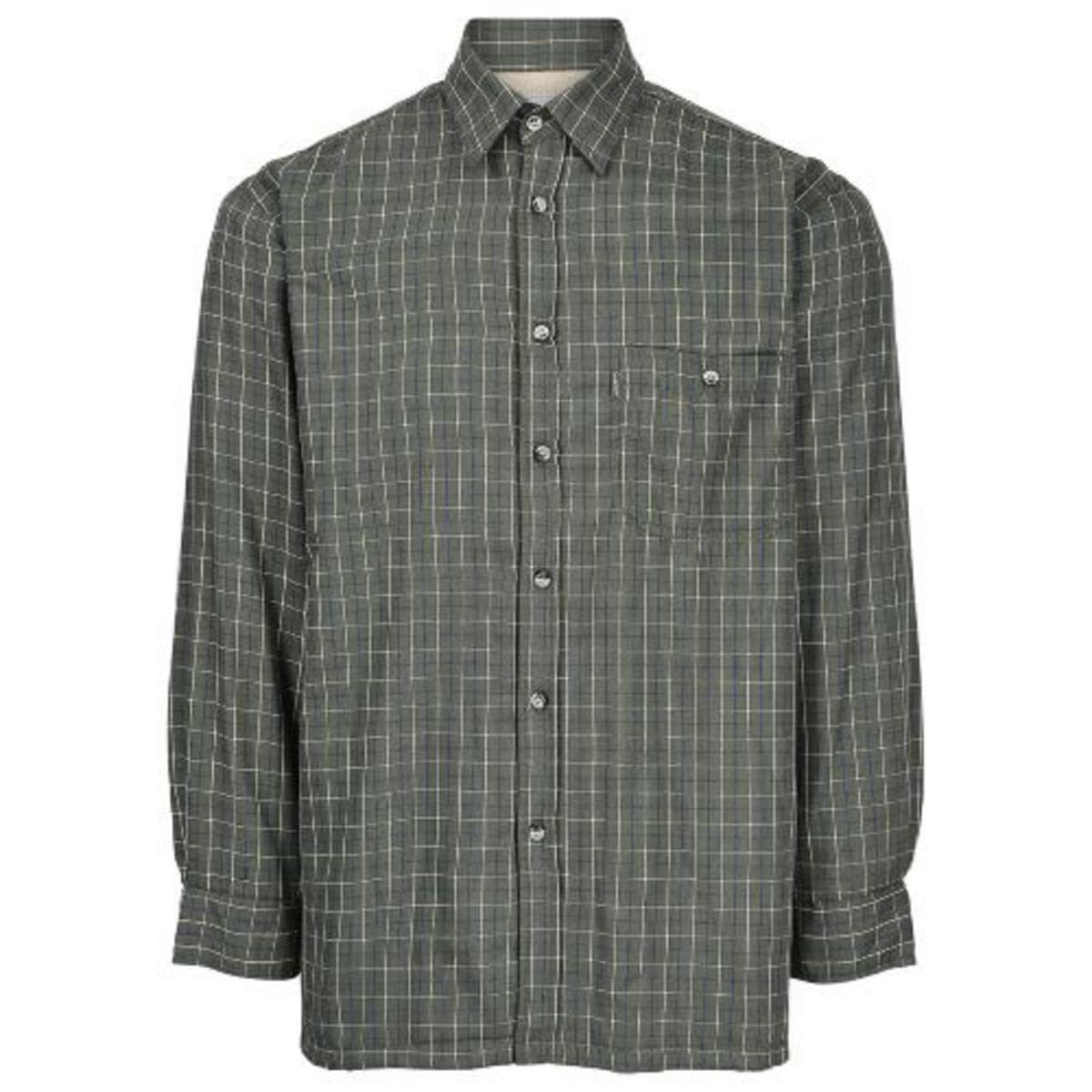 Coolandnew Men's Green Champion Country Fleece Lined Check Shirt - 3XL - Milton (Green)