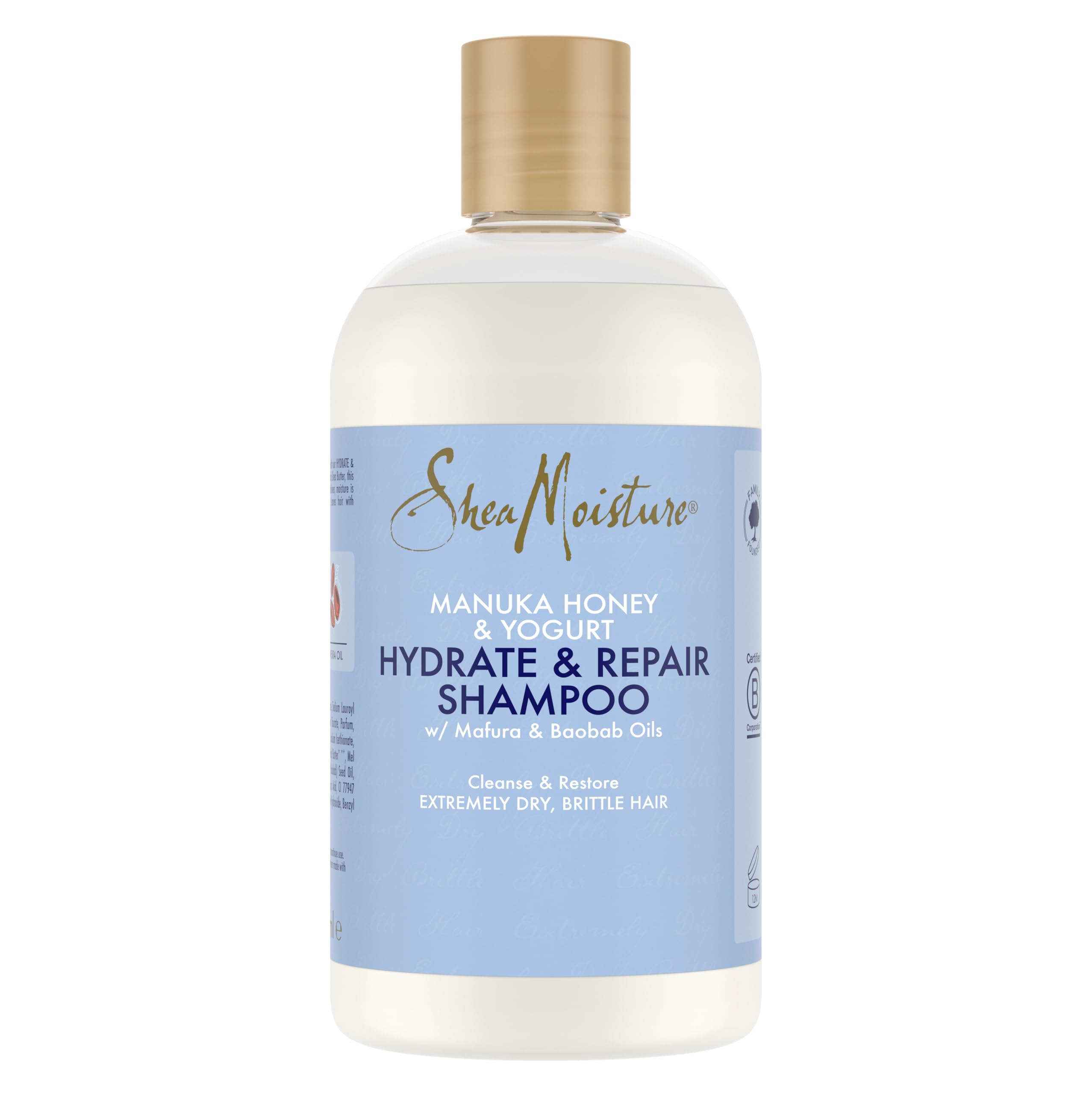 Shea Moisture Manuka Honey & Yoghurt Hydrate + Repair Shampoo 384ml