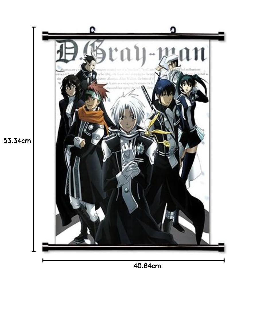 D Gray Man Anime Fabric Wall Scroll Poster (16x21) Inches. [WP]-D