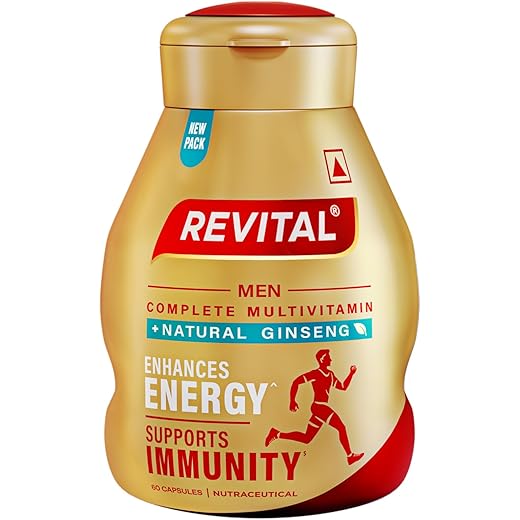 Revital H Mens Multivitamin 60 Capsules - Energy Boost