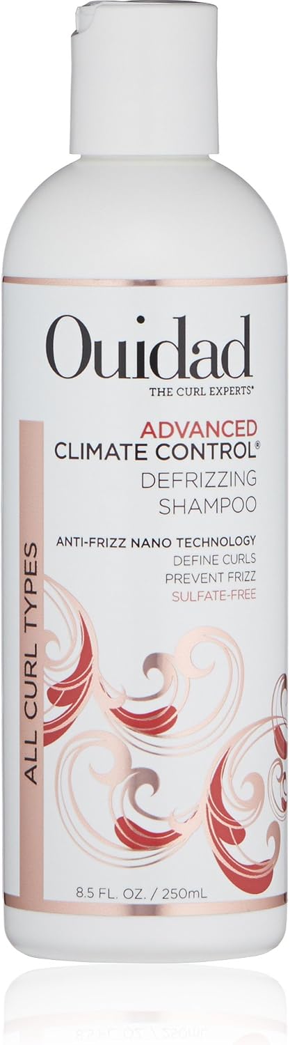 Ouidad Advanced Defrizzing Shampoo, Defines Curls Frizz Free 250ml, White, 250 ml (Pack of 1)