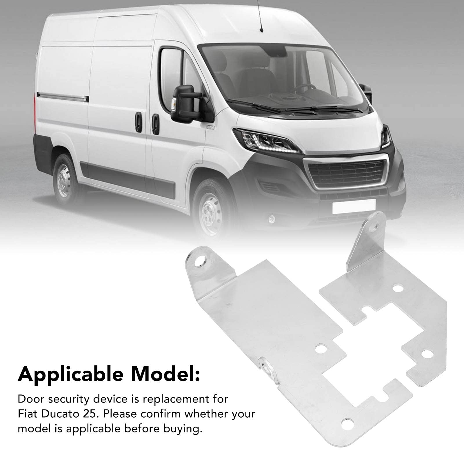 Dispositivo Antifurto Meccanico Per Portiera Conducente – Protezione In Metallo Per Ducato X250 X290, Jumper Dal 2006 – Antieffrazione