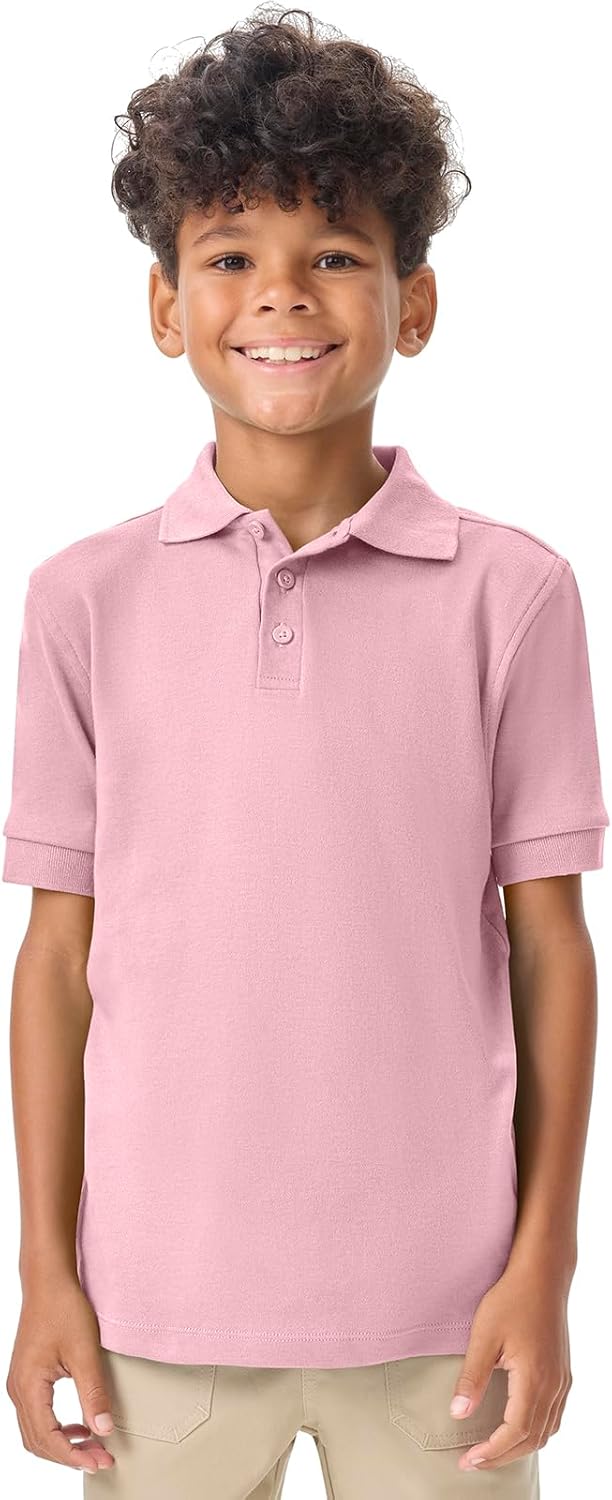 Classroom Polo Shirt Boys and Girls, Short Sleeve Collared T-Shirts